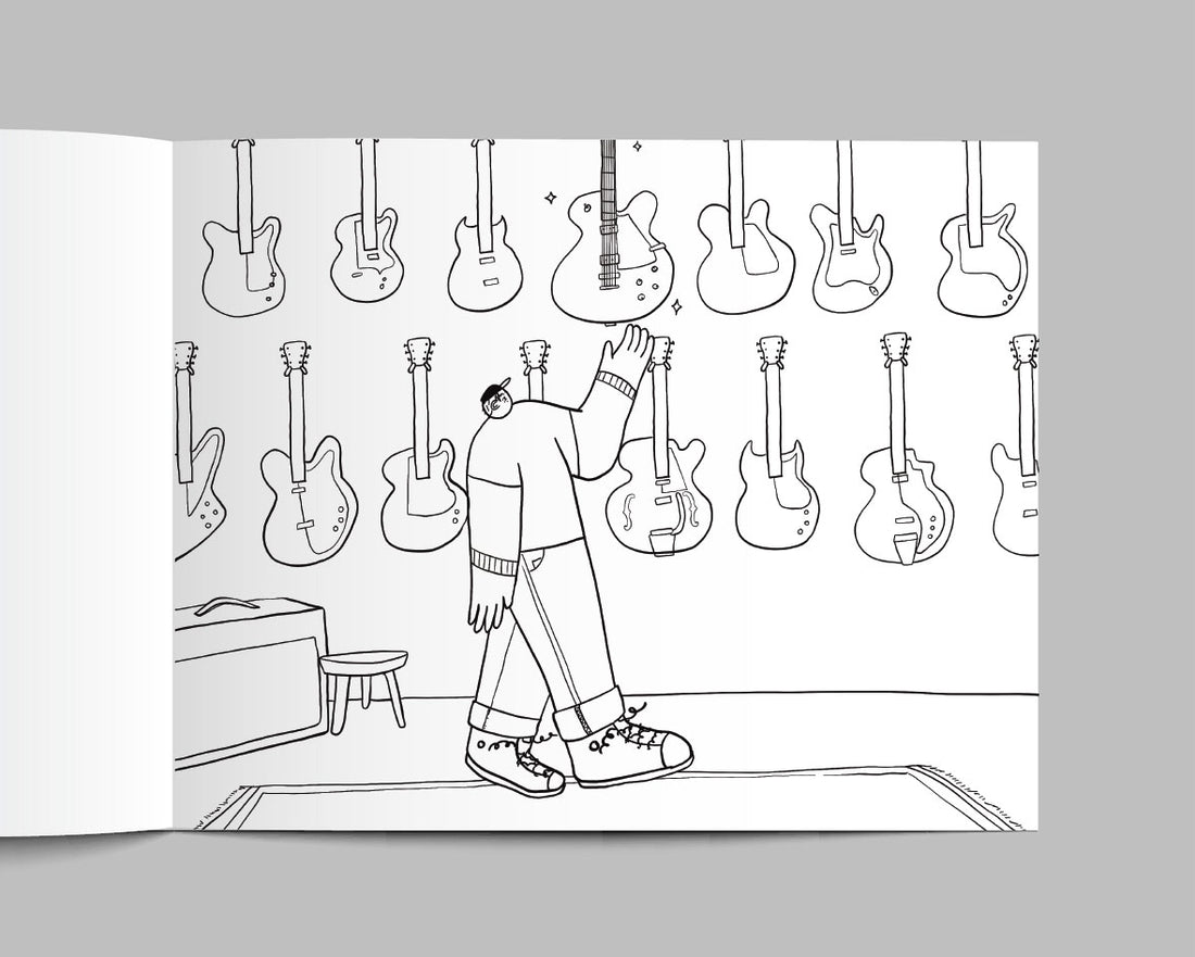 THE GUITAR COLORING BOOK